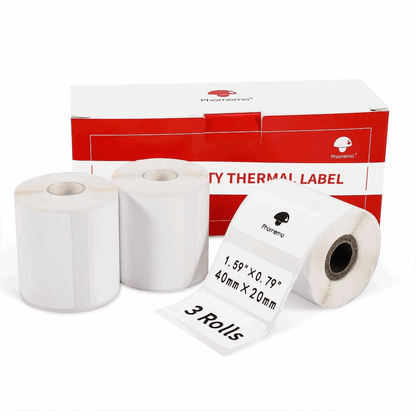 Phomemo 3 Rolls Labels for M110 - PrintEaseStore