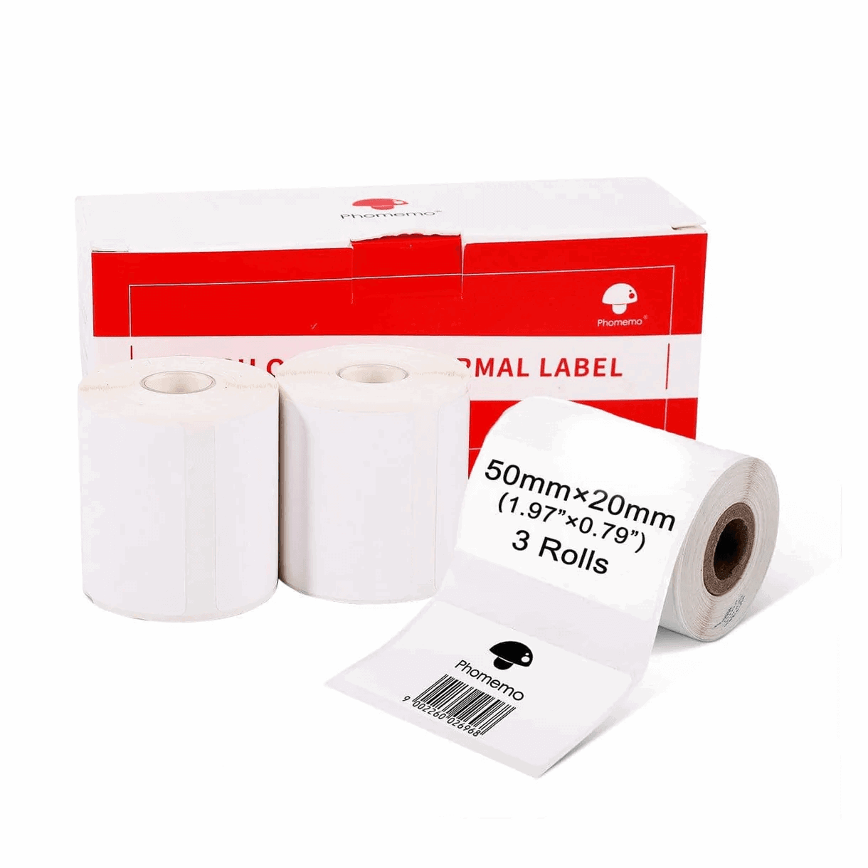 Phomemo 3 Rolls Labels for M110 - PrintEaseStore