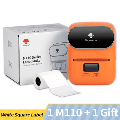 Phomemo M110 + Free Label Roll - PrintEaseStore